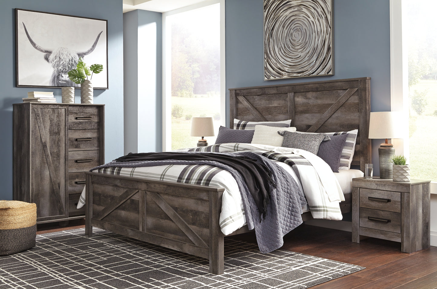 Wynnlow  Crossbuck Panel Bed