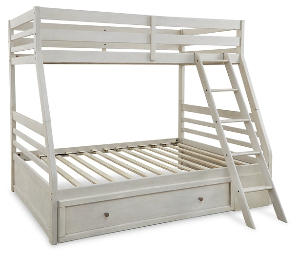 Robbinsdale Twin over Full Bunk Bed with Storage