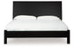 Danziar King Panel Bed with Mirrored Dresser, Chest and 2 Nightstands