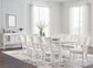 Chalanna Dining Table and 10 Chairs