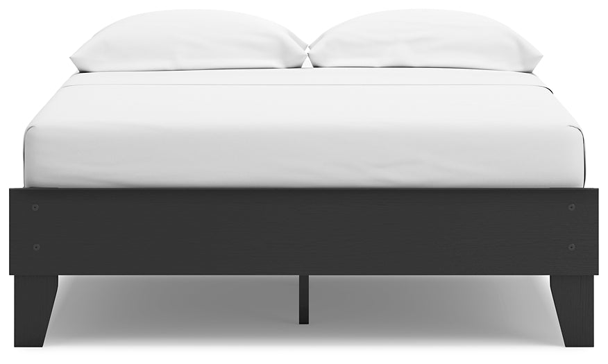 Socalle Full Platform Bed with 2 Nightstands