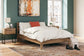 Deanlow Full Platform Panel Bed with Dresser and 2 Nightstands