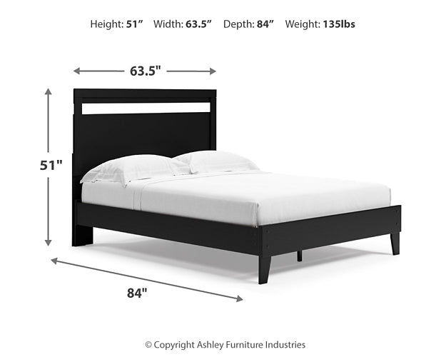 Finch Queen Panel Platform Bed with Dresser, Chest and Nightstand