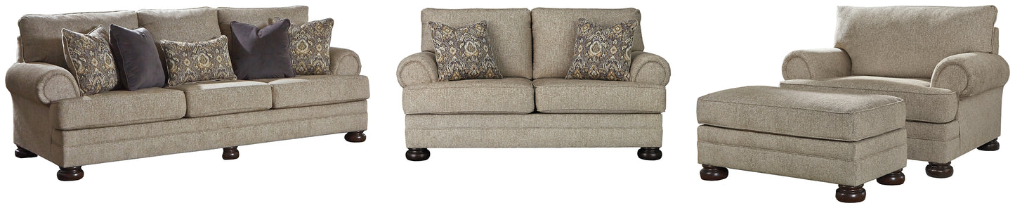 Kananwood Sofa, Loveseat, Chair and Ottoman