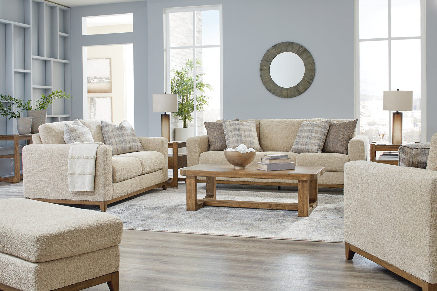 Parklynn Sofa, Loveseat, Chair and Ottoman